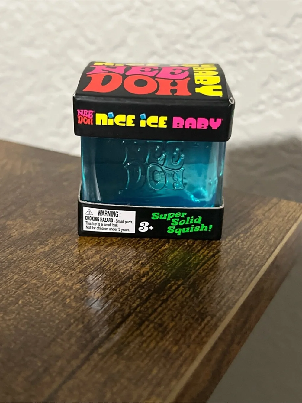 Needoh Nice Nice Baby Blue Squish Toy